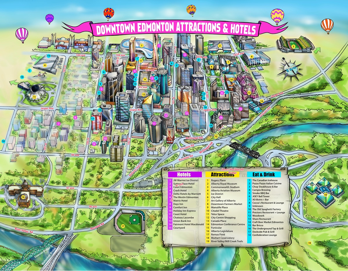  Edmonton fun map